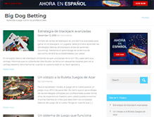 Tablet Screenshot of bigdogbetting.com